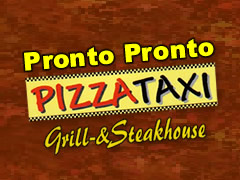 Pizza Taxi Pronto Pronto Logo